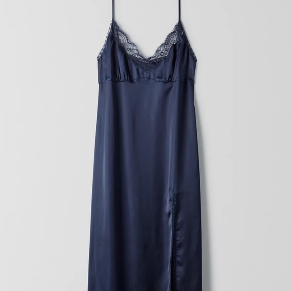 Aritzia Wilfred Ophelia Dress, Pure Indigo, Size 00 - Picture 6 of 10